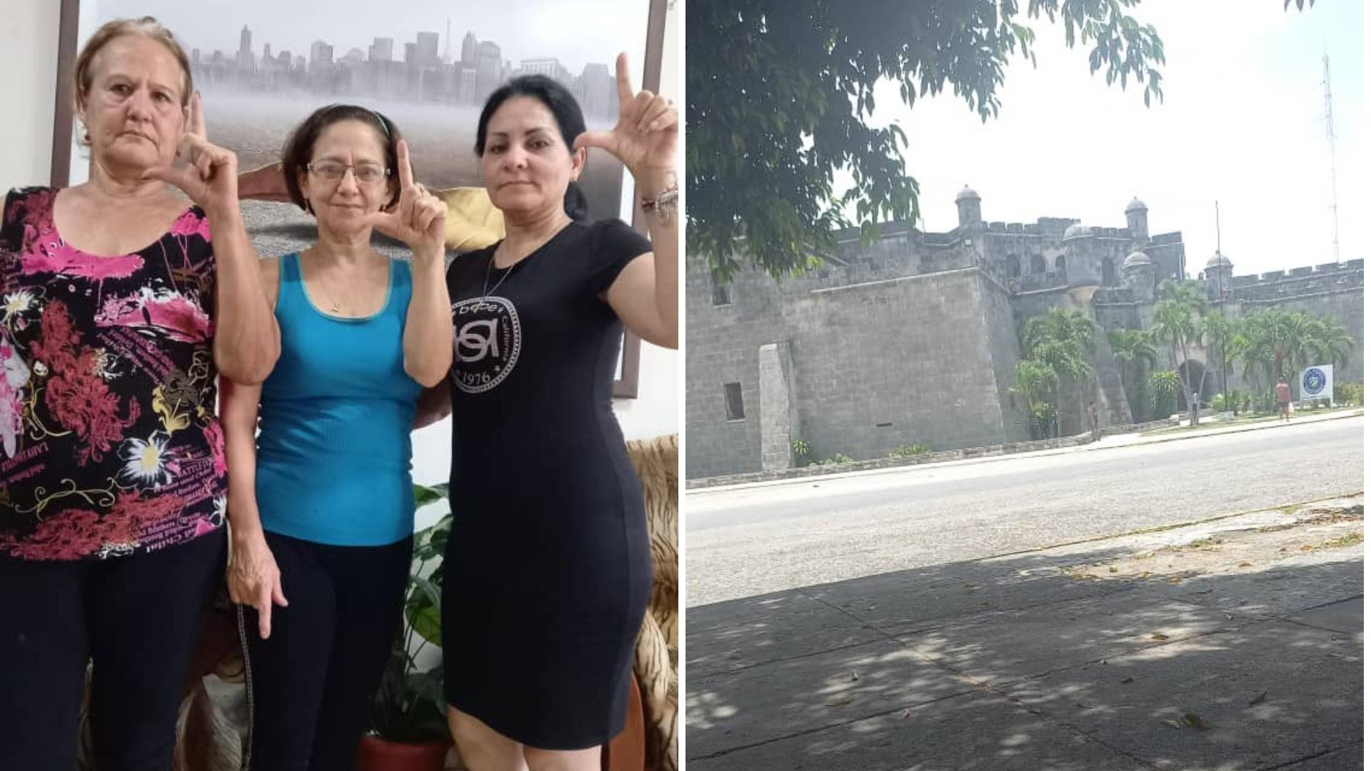 Familiares de presos políticos detenidos tras protesta